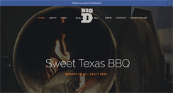 Desktop Screenshot of bigdbarbecue.com